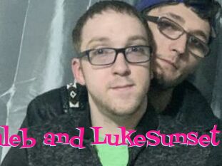 Caleb_and_LukeSunset